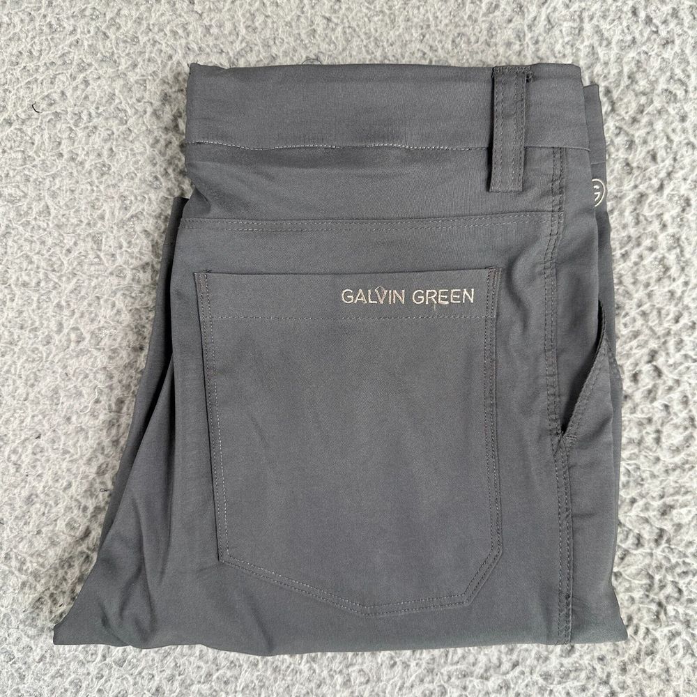 Galvin Green Shorts Mens 34(32 Measured) Gray Golf Ventil8 Stretch Performance